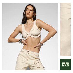 *NWT* By.Dyln | "Nova" Crop Top/Bra - Sz S /Bone